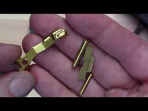 NDZ TiN Titanium Nitride PVD finish on Glock 42 43 Pin Kit and Ghost Bullet