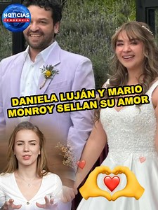 Daniela Luján y Mario Monroy sellan su amor en una romántica ceremonia tras seis años de relación. #DanielaLujan #mariomonroy #noticiastendencia | Noticias Tendencia