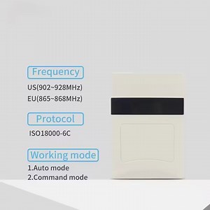 [Hot Item] Various Interfaces 0~30dBm Power UHF RFID Multi-Tag Reader Writer Us/EU Pr9200 Chip Desktop RFID Reader