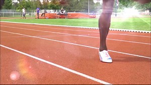 Ankle plantarflexion at touchdown (forefoot is parallel with the ground and not lifted back) promotes a more vertical leg segment, meaning that the stance leg is near the center of mass (your torso), resulting in less tibial shock accelerations and braking. http://runforefoot.com/ankle-plantarflexion-forefoot-running/ | Run Forefoot