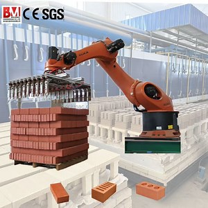 [Hot Item] Block Palletizing Machine Brick Laying Robot Gripper for Tile Programming Setting with Conveyor