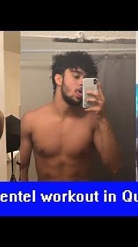 Joel Pimentel doing workout during quarantine