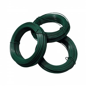 [Hot Item] Green PVC Coated Small Coil Iron Binding Wire for Supermarket/Garden Training Tie Wire