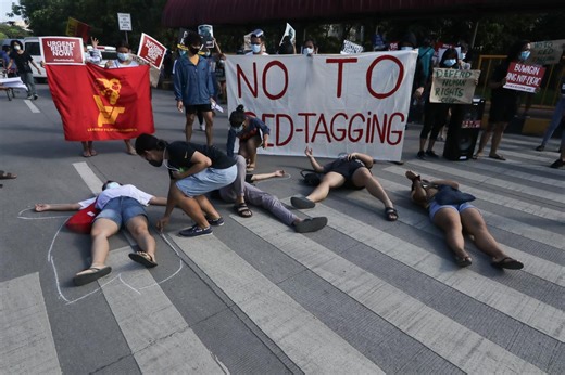 Leftists, activists dare Duterte gov’t: Back claims of red-tagging with 'credible proof'