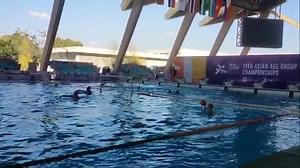 WATCH: Practice session of waterpolo teams in the 11th Asian Age Group Championships at New Clark City Aquatics Center in Capas, Tarlac on Saturday (March 2, 2024). Competition starts Sunday with 17 teams (10 men and 7 women). | Jean Malanum | Philippine News Agency