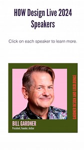 Bill Gardner will take the stage on Sept. 24 to unveil the 15 trends of #logodesign today! In this talk, the Good, the Bad, and the WTF, he will deliver deep insights into these trends. Register today using the link in our bio 🔗 #logolounge #howdesignlive2024 #logotrends2024 #logotrendreport | LogoLounge.com