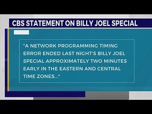 CBS to rebroadcast Billy Joel special after programming error