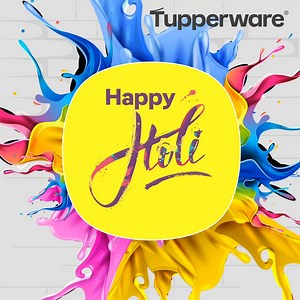 Drench in the hues of joy with Tupperware bottles this Holi! #Tupperware #TupperwareHoli #TupperwareIndia #HappyHoli | Tupperware India