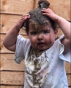 344K views · 5.2K reactions | Just a toddler sticking her head in a mud puddle  | MetDaan DIY | Facebook