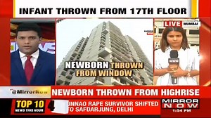 111K views · 755 reactions | Woman throws newborn girl from 17th floor of a building in #Mumbai's Kandivali area. The woman has been booked for murder | Mirror Now | Facebook