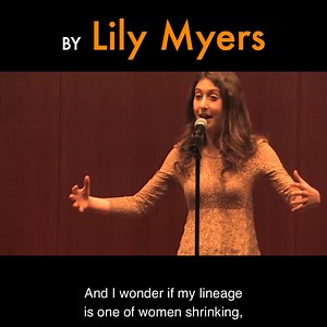"I asked five questions in genetics class today and all of them started with the word 'sorry'.” #LilyMyers #Shrinkingwomen #buttonpoetry #booktok #poetryslam #mentalhealth #selfcare #women #fyp | Olivia Gatwood