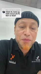 6.1K views · 245 reactions | MCT oil atau VCO semasa Fat fasting? Stay Connected #Zentse | Dr Razin Jaafar | Facebook