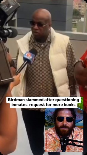 22K views · 41 reactions | Birdman slammed after seemingly questioning inmates’ requests for books during prison visit | Hard Factor | Facebook