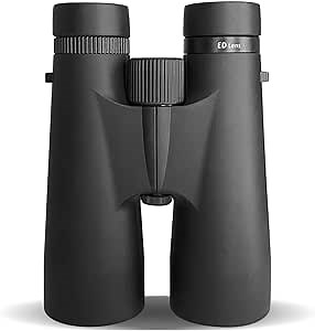 High Magnification Binoculars with ED Lens, 12x50 Binoculars for Outdoor Adventures and Wildlife Observation, Easy to Focus (12x50)