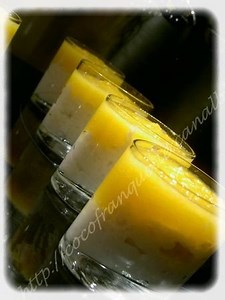 Recette de verrine de billes de tapioca et coulis d'abricots
