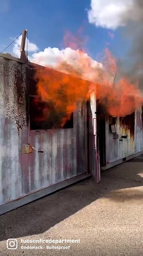 104K views · 1.5K reactions | FIRE IT UP! ‍ #TucsonFire Recruit Class 22-2 got their first look at live fire as they learned fire behavior, door control, and fire flow path from Assistant Chief Mike Carsten. The class is also well on their way to mastering heavy equipment and hose control  #TFD #firerecruit #firefighter #fireacademy #firebehavior | Tucson Fire Department | Facebook