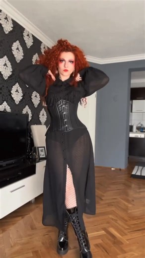 the dress that everybody needs in their closet >>> available at the link in bio 🖤 (via TT gothicmerida) #ROMWE #altfashion #dress | ROMWE