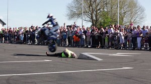 Motor Madness will continue at the Barack Obama Plaza on Sat 16th July! Join us for Mid West Bike Fest, where we will be welcoming world renowned Stunt Bike Rider, Mattie Griffin!! All funds raised will be going towards Blood Bike Mid West. Check out the video below!! | Barack Obama Plaza