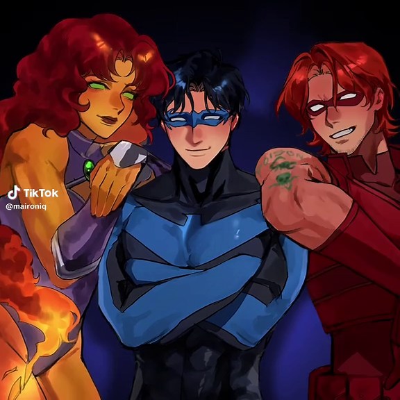 ★ #NIGHTWING | redheads always at the crime scene, his greed sickens me fr #starfire #royharper #wallywest #barbaragordon
