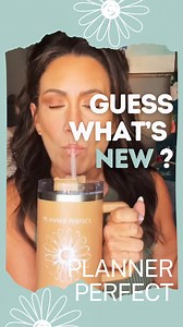 Girls! Guess what's coming to Planner Perfect, January 2024 - Planner Perfect TUMBLERS! The quality of your favorite Stanley with the artistic uniqueness you love with all of your Planner Perfect products. Adorned with my signature daisy, drawn in ink - I chose a natural tan and white, perfect for every season, but especially winter. Mark you calendars, you'll want to get yours first before they sell out! For the latest updates and more, be sure you're in my Planner Perfect Fans group, link in b