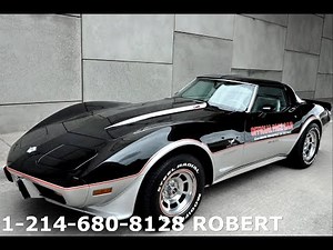 1978 Chevrolet Corvette Pace Car for sale $27,900 rare