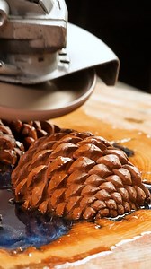 50K views · 110 reactions | Turning Pine Cones into a Beautiful Table | Girly Panda | Facebook