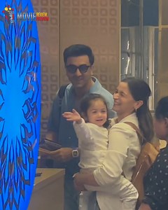 629K views · 25K reactions | Ranbir Kapoor Daughter Raha Can’t Stop Say Hi And Giving Flying Kiss #ranbirkapoor #aliabhatt | Movie Review Preview | Facebook