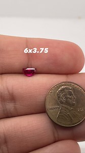 Synthetic Half-moon Cut Swiss Corundum Ruby Precision Cut Available in 5x3mm-6x3.75mm - Etsy