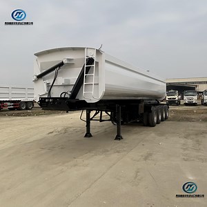[Hot Item] 2026 Sinotruk HOWO U Shaped Heavy Dut Dump Tipper Tipping Mining Box Van Semitrailer 4 Axle Truck for Sale