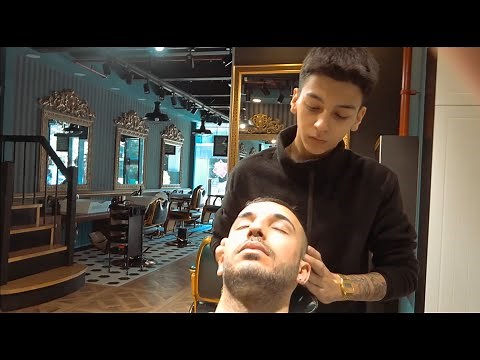 ASMR Head Massage, Face Massage and Body Massage by Young Turkish Barber