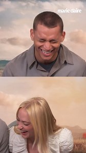 Tyriq Withers and co-star burst into laughter during interview game