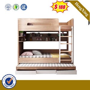 [Hot Item] Wholesale Cheap School Bedroom Kids Furniture Set Single Bunk Murphy Wall Beds with Wardrobe