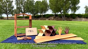 Wood Wedge, Wine Rack | Wood Wine Storage Racks Countertop | 4 Bottle Wooden Stackable Wine Rack | Foldable Tabletop Free Standing Wine Bottle Stand Holder Display Shelf (Natural)