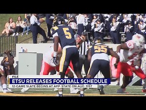 ETSU unveils 2024 football schedule