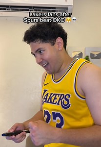 Lakers fans after Spurs beat OKC… 😤🤪💀 | Spurs