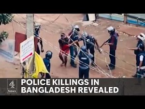 Police brutality that killed hundreds of protesters in Bangladesh revealed