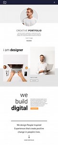Web developer portfolio - HTML5 Template by Nicepage