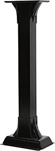 Gibraltar Mailboxes Callaway Cast Aluminum Black, Adjustable Mailbox Post, CP000B00