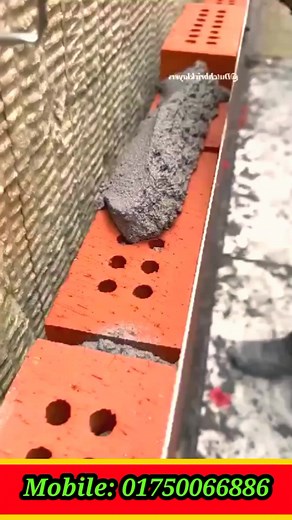 10 Hole Ceramic Brick🧱 #shorts #reels #shortsvideos #bricks #10holebricks #ceramicbrick #construction #walldecor #tradexcelceramic #aliceramic #Khadim #ecofriendly #bangladesh #BD #uk #usa | Ceramic Brick House