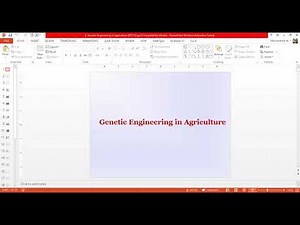 A. Genetic Engineering in Agriculture