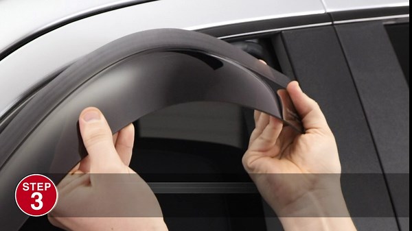 WeatherTech Custom Fit Side Window Deflectors for Jeep Grand Cherokee - (82060), Front & Rear Set - Dark Tint