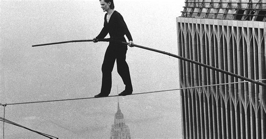 Philippe Petit on his Twin Towers walk, 50 years later