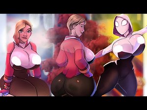 Breast expansion | Part -2 Miles and Gwen in a new world | dub by toxito gaster
