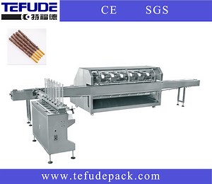 [Hot Item] Feeding & Tray Loading Packaging Machine Automatic Biscuit Stick Counting Packing