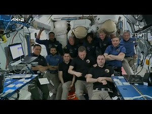 55 reactions · 13 shares | Axiom Space Ax-2 Crew Welcoming Ceremony |...
