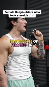 48 reactions | Steroids and it’s side effects (female bodybuilders reveals). #reelsfypシ #short #crossfitgirls #bodybuilding #femalebodybuilder | Pascal Thaddeus | Facebook