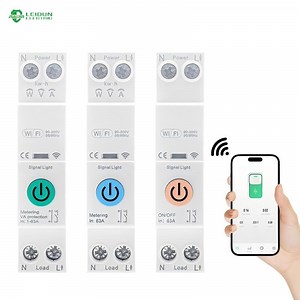[Hot Item] WiFi DIN Rail Switch Tuya APP Wireless Remote Control Switch Over Under Voltage Protection