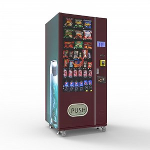 [Hot Item] Zhongda Coin&Bill&Credit Card Operated Hunan Changsha Automatic Vending Machine