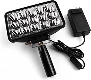 Curing Lamp 365nm 300W AC90-240V 15 Lamp Beads Portable UV Curing Lamp, Black