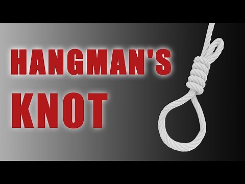 How to Tie a Hangman's Noose Knot (easy method)